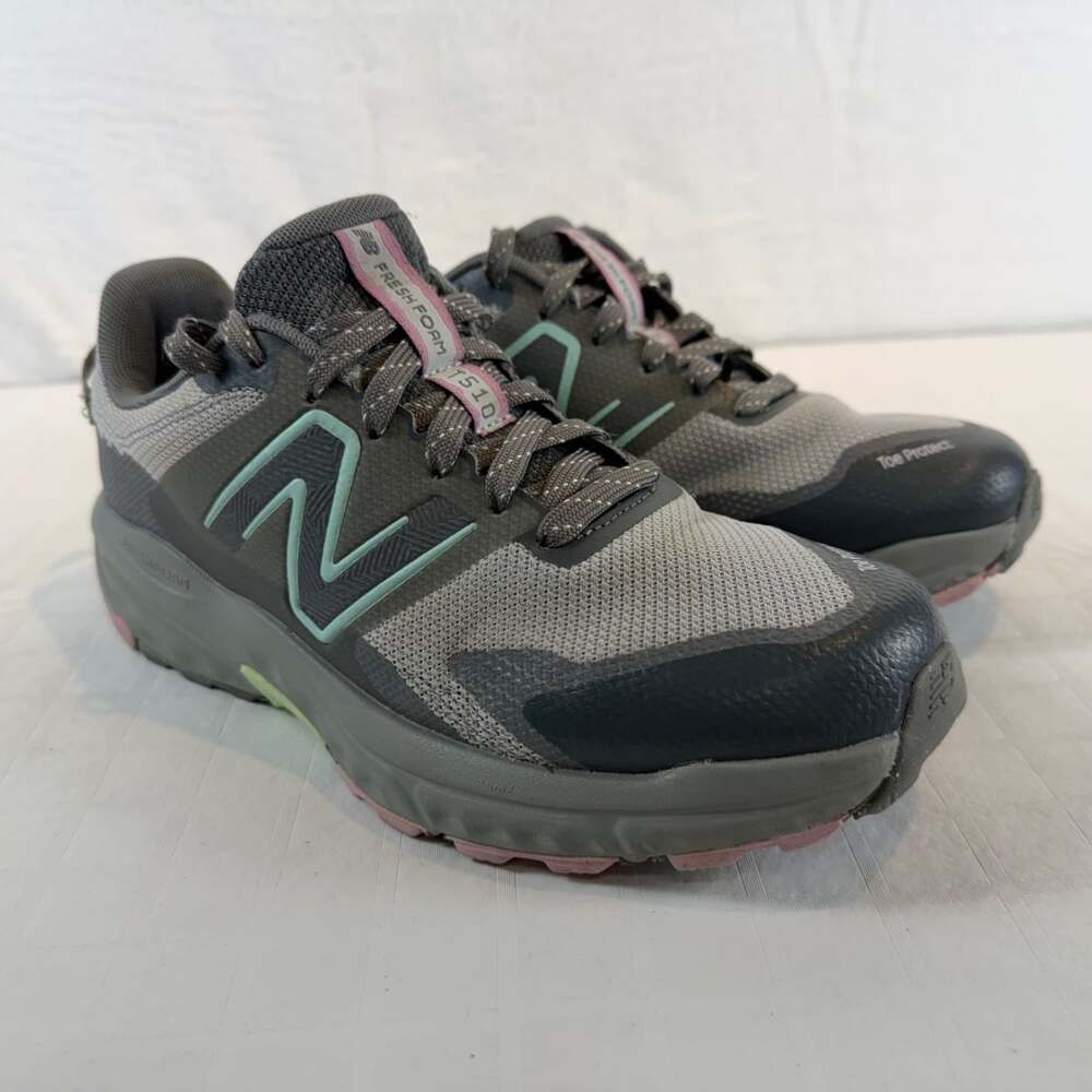 NEW BALANCE WOMEN'S FRESH FOAM 510 V6 TRAIL RUNNING SHOE GREY LILAC SIZE 8.5